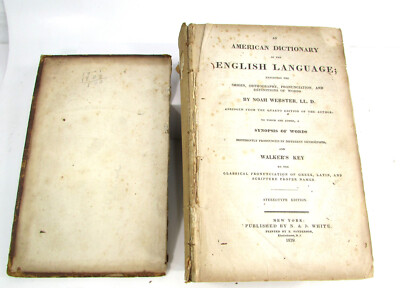 1839 NOAH WEBSTER An American Dictionary of the English Language-image