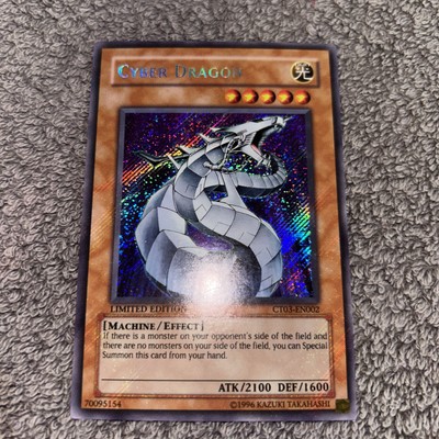 Yugioh  Cyber Dragon CT03-EN002 Secret Rare NM wow look cybernetic  revolution-image