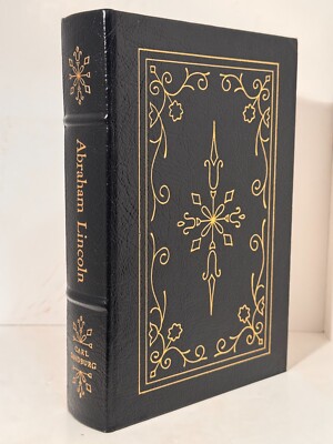 ABRAHAM LINCOLN by Carl Sandburg Easton Press LIBRARY OF PRESIDENTS 1st EDITION-image