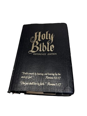 Holy Bible KJV Roloff Family Altar Reference Edition Giant Print Vintage -image
