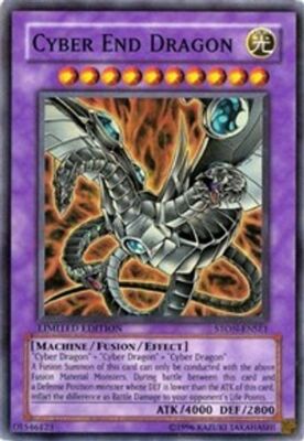 Cyber End Dragon - STON-ENSE1 - Super Rare Limited Edition Yugioh-image