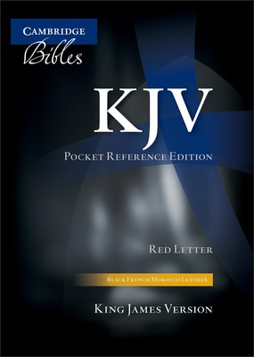 KJV Pocket Reference Black French Morocco thumb-indexed KJ243:XRI-image