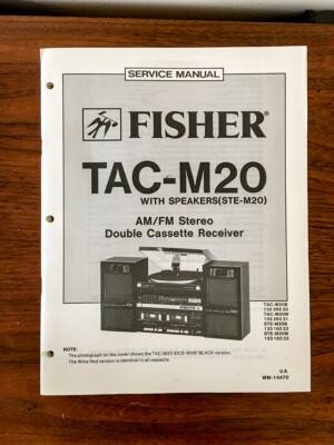Fisher TAC-M20 Stereo Service Manual *Original*-image