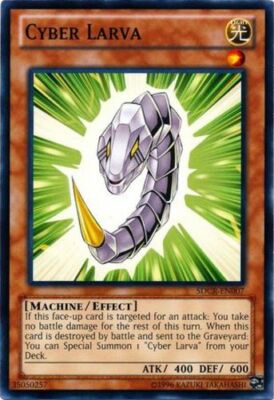 Cyber Larva - SDCR-EN007 - Common - Unlimited Edition x3 - Near Mint-image