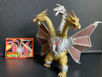 Trendmasters MECHA-GHIDORAH Godzilla King of Monsters 6” Figure & Card 1994-image