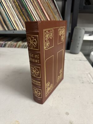 Easton Press THE LIFE OF CHRIST Biography Ricciotti Bible VINTAGE Leather-image