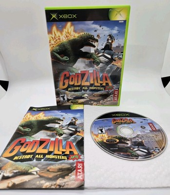 Godzilla: Destroy All Monsters Melee (Microsoft Xbox, 2003) Complete CIB Rare-image
