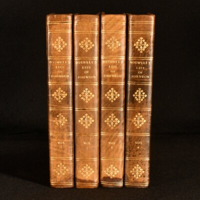 1811 4vols The Life of Samuel Johnson James Boswell 6th Edition-image