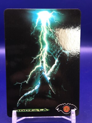 Godzilla Movie Film 1998 42 Card Bandai Japanese-image