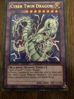 Yugioh - Cyber Twin Dragon (Ultra Rare) (1st Edition) - SDCR-EN037-image
