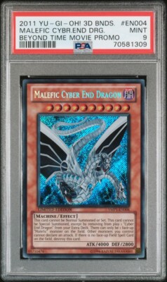 YuGiOh Malefic Cyber End Dragon YMP1-EN004 Limited Edition Secret Rare PSA 9-image
