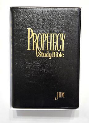 Prophecy Study Bible NKJV (John Hagee) Black Bonded Leather-image