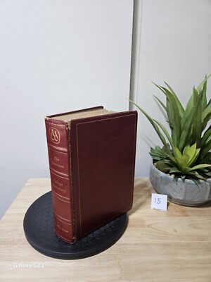 The American College Dictionary 1960 Red Leather Hardcover ENGRAVED NAME -image