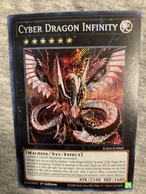 Cyber Dragon Infinity (Secret Rare) RA04-EN068 Quarter Century Stampede 1st...-image