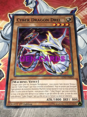 Yu Gi Oh CYBER DRAGON THREE LEDD-FRB03 Card-image