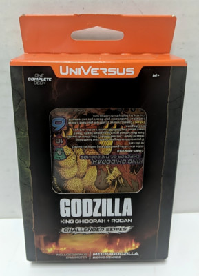 Universus Godzilla King Ghidorah / Rodan Challenger Series Deck SAME DAY SHIP-image