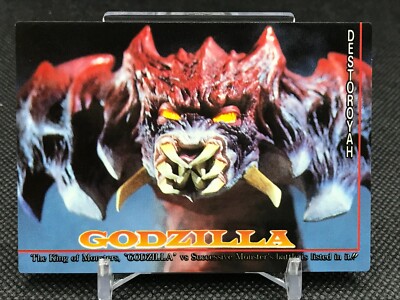 DESTOROYAH No.96 GODZILLA  Collection Card  Made In Japan 1995 CCG-image