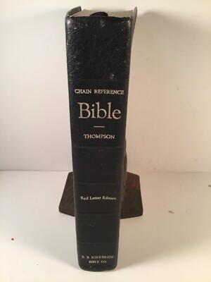 Holy Bible - Thompson's Chain Reference Bible Red Letter Edition 1964-image