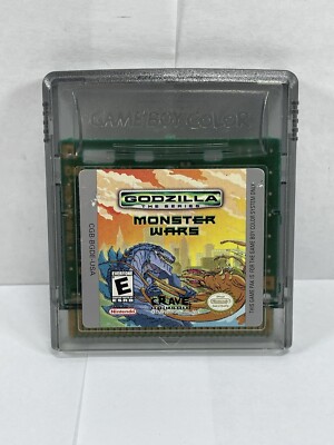 Godzilla Monster Wars (Nintendo Gameboy Color) AUTHENTIC TESTED!-image