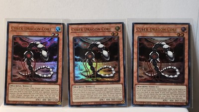 3x Cyber Dragon Core 1st Edition Ultra Rare RA04-EN013 Yu-Gi-Oh-image
