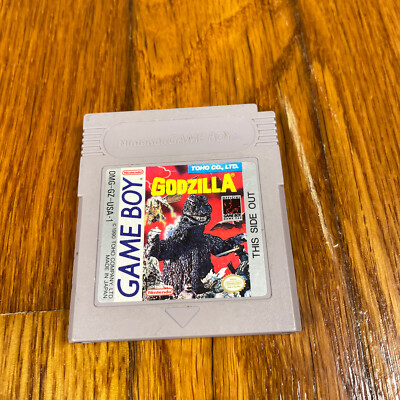 Godzilla (Nintendo Game Boy, 1990) OG Authentic Cartridge Only-image