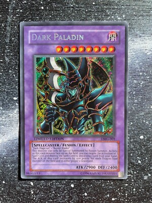 Yugioh Dark Paladin DMG - 001 Limited Edition Secret Rare - lp-image