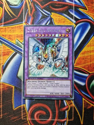 SGX1-ENG21 Cyber End Dragon Secret Rare 1st Edition Mint YuGiOh Card-image