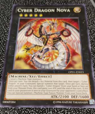 1x Yu-Gi-Oh! Cyber Dragon Nova - OP01-EN021 - Common - NM-image