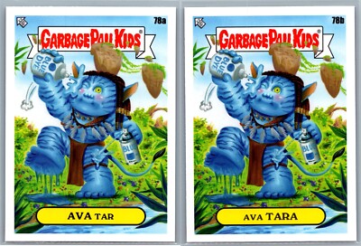 Avatar James Cameron Garbage Pail Kids Sci-Fi Movie Spoof 2 Card Set-image