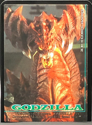 Godzilla Destoroyah Card TCG JAPANESE AMADA TOHO 1995 Very Rare #93-image