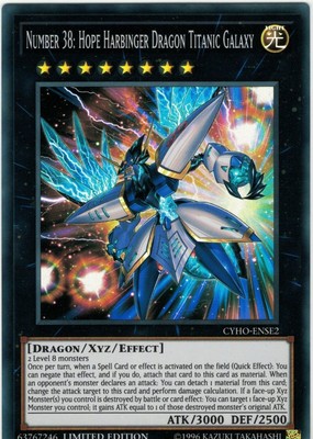 Number 38: Hope Harbinger Dragon Titanic Galaxy - CYHO-ENSE2 - Super Rare - Limi-image
