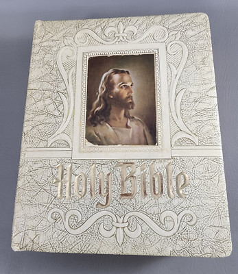 Hertel Standard Ref. Holy Bible Blue Ribbon Ed. Red Letter - Military Accounts-image