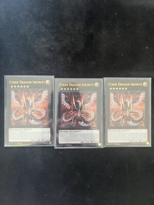 Playset of Cyber Dragon Infinity - LP - LEDD-ENB31 - Holo - Ultra Rare-image