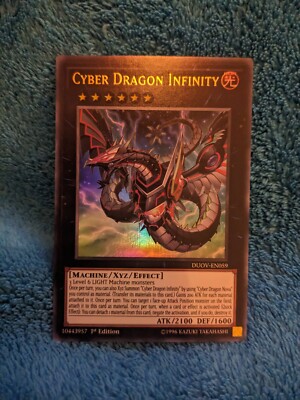 DUOV-EN059 Cyber Dragon Infinity Ultra Rare Near Mint Condition Yugioh Card-image