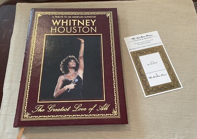 Whitney Houston Book Easton Press The Greatest Love of All Triumph  Leather 2012-image