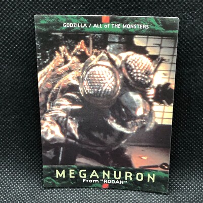 MEGANURON Godzilla Card TCG No.4 Toho Movie BANDAI 1996 1ST ED Japanese Japan-image