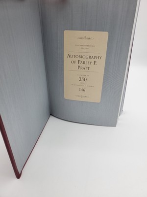 Autobiography Parley P. Pratt, #146 Out Of 150 Limited Edition Leatherbound-image