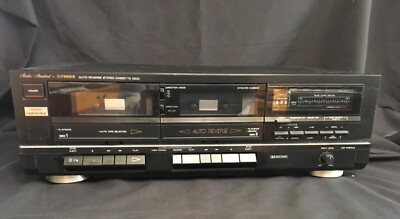 vintage stereo cassette deck-image