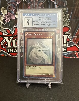 2022 Yu-Gi-Oh First Edition Cyber Dragon Ghosts/past: 2 ND Hunting CGC 9-image