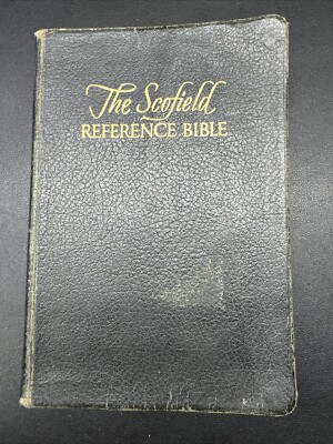 Vintage 1945 The Scofield Reference Bible Oxford University Press Good Condition-image