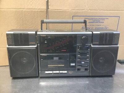 Fisher PH416 Stereo BoomBox Ghettoblaster System works-image