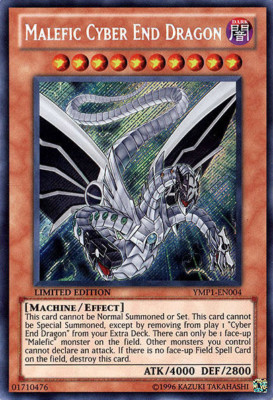 Malefic Cyber End Dragon [YMP1-EN004] Secret Rare Near Mint Limited - Yugioh sin-image