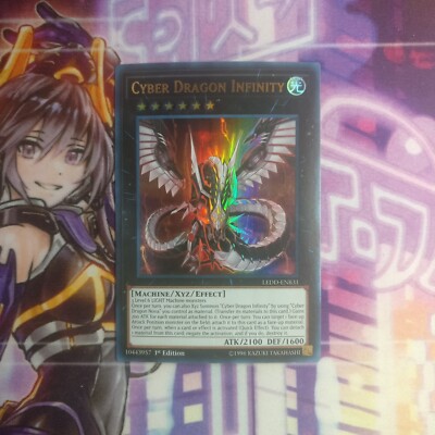 1X CYBER DRAGON INFINITY	LEDD-ENB31	DUOV-EN059 MAGO-EN033 1ST NEAR MINT  YUGIOH-image