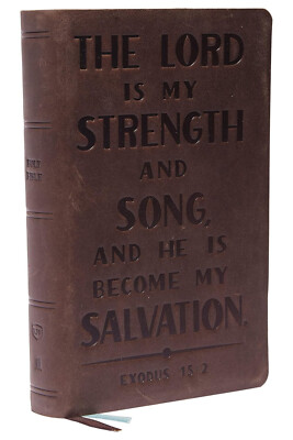 KJV Reference Bible, Verse Art Cover Genuine Leather BRAND NEW in Shrink Wrap!!!-image