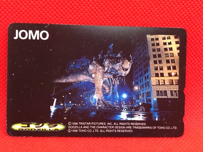 Godzilla  Japan Movie VIDEO Telephone card 1998 TRISTAR PICTURES TOHO-image
