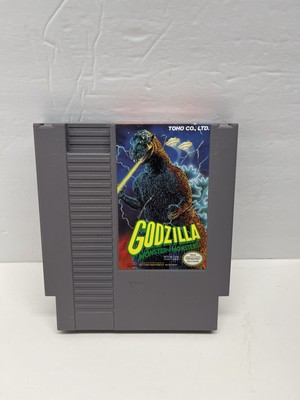 Godzilla: Monster of Monsters NES Nintendo (TESTED) Authentic RARE 1989-image