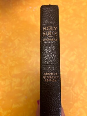 Holy Bible Concordance Schofield Reference Edition Black Leatherbound-image