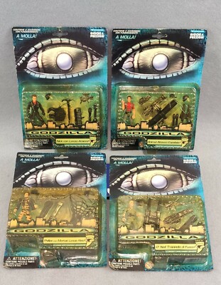 Godzilla Capture Action Figure New Sealed Giochi Preziosi 1998 Movie Attack-image