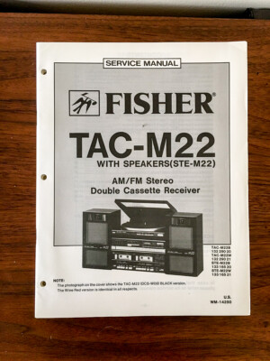 Fisher TAC-M22 Stereo Service Manual *Original*-image