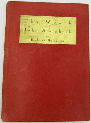 The Wrath of John Steinbeck  by Robert Bennett - Signed Limited Edition-image